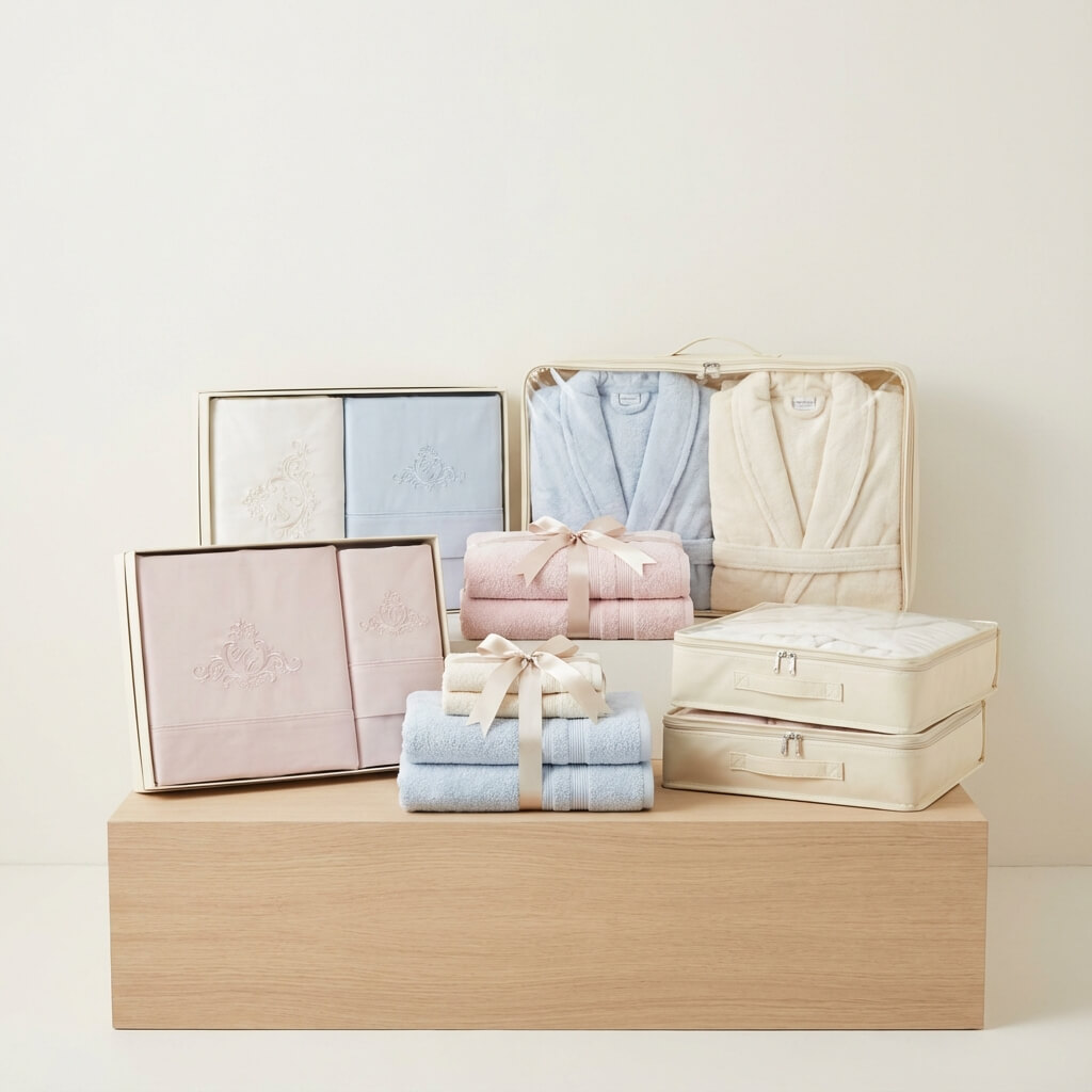 Havlu ve Bornoz Setleri Antalya - %100 Pamuk Yüksek Emicilik